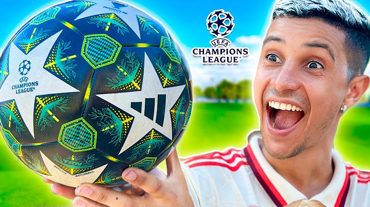 TESTEI A INCRÍVEL BOLA DA CHAMPIONS LEAGUE 2025!