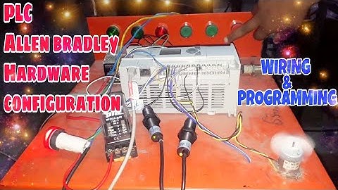PLC Allen Bradley Hardware Configuration & Wiring with programming to operate Motor | PLC TUTORIALS