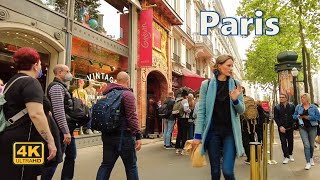 🇨🇵 Paris France, Walking from Place de l'Opéra to Place de la République | Spring 2022 [4K UHD]