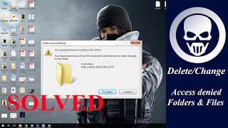 cannot delete folder / access denied [solved] - no cmd required