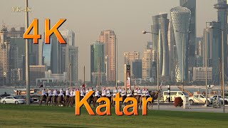 Katar - Doha City, Doku mit Sehenswürdigkeiten. Teil 4 von 6, 4K.