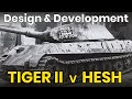 Tiger ii versus hesh  tank testing