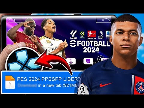 🚨 PES 2023 (PPSSPP) 100% ATUALIZADO EfootBall CELULAR ANDROID