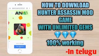How to download hunter assassin mod apk in telugu||by R.N.K TECH screenshot 4