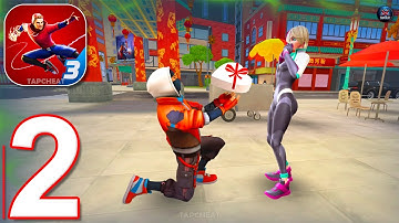 Spider Fighter 3 - Gameplay Walkthrough Part 2 - Valentines Day Update & Winter Skins (Android, iOS)