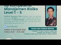 Webinar uji kompetensi manajemen risiko ukmr level 15