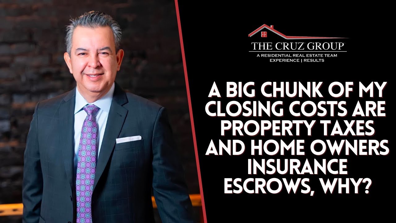 A big chunk of my closing costs are Property Taxes & Home Owners