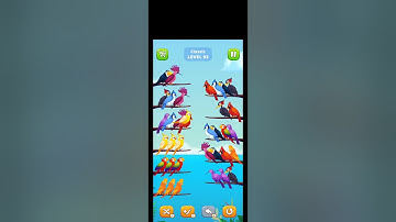 BIRD SORT PUZZLE, LEVEL - 93 #games #lovely