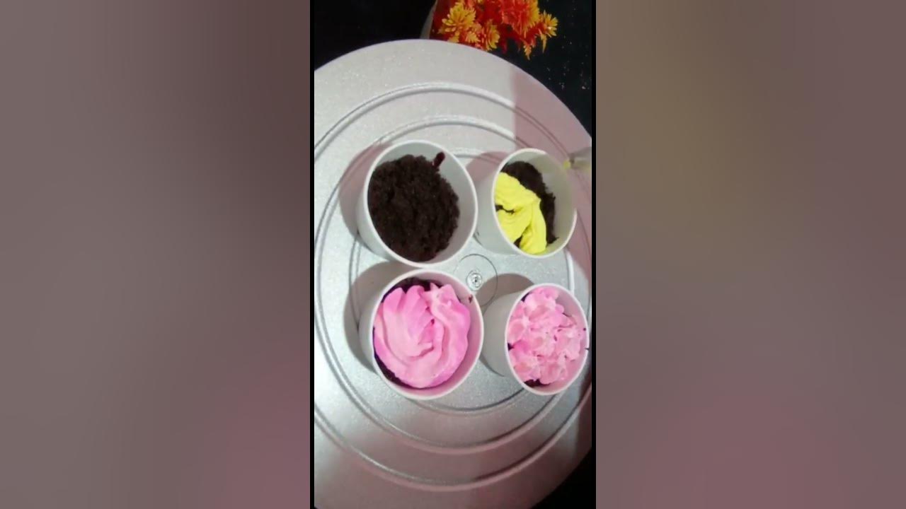 How to use leftover cream | Cupcakes🧁 using leftover cream and sponge #