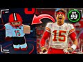 I became pat mahomes in ultimate football