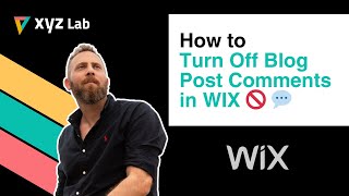 Turn Off Blog Post Comments in WIX