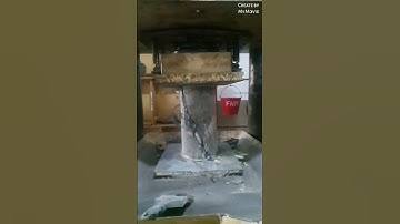 Cylinder Compression Test No 12 #compressiontest #slowmotion #concrete #cylinder
