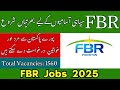 1500+ FBR Jobs Announced, Eligibility, Online Apply, Age, Competest
