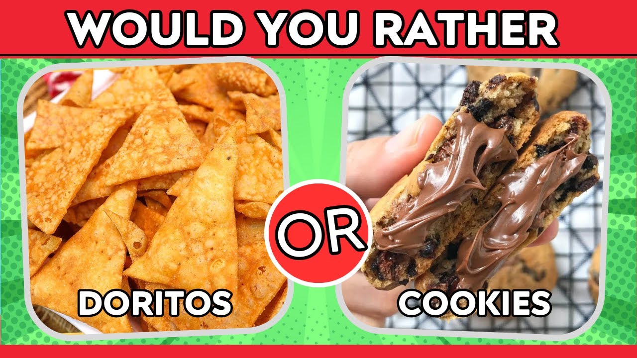 Savory Vs Sweet Edition Would You Rather 🍔🍩 YouTube