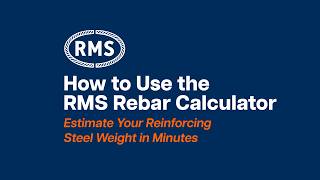 How to Use the RMS Rebar Calculator | Estimate Reinforcing Steel Weight in Minutes screenshot 3