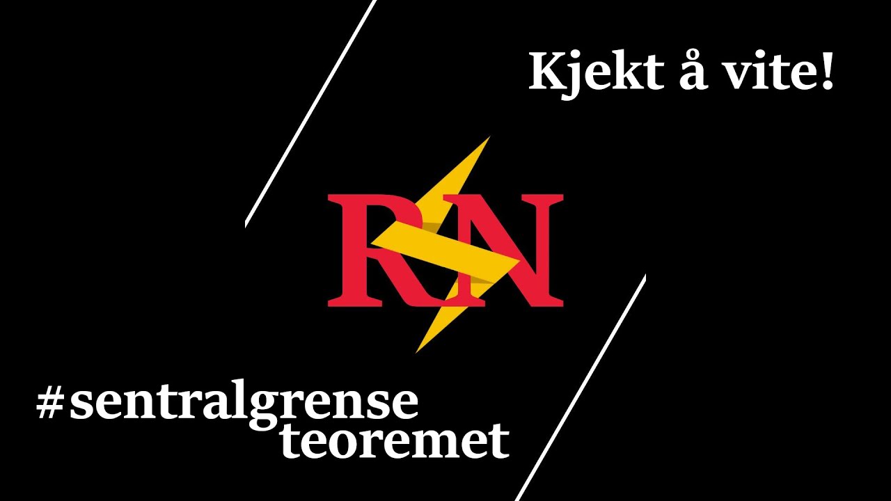 Hva forteller sentralgrenseteoremet?