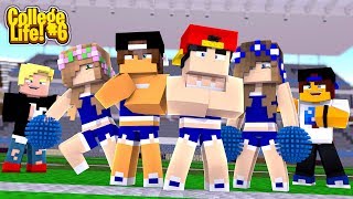 Minecraft College Life  - WE JOIN THE CHEER SQUAD!!