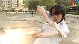 Origami Gun Kata 中二病 Epic School Fight