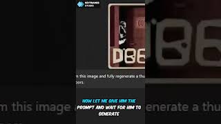 I asked AI to Regenerate Roblox doors' thumbnail #robloxdoors #ai #robloxshorts