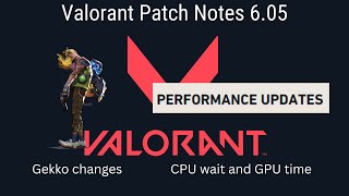 Valorant Patch Notes 6.05 (Gekko updates, Performance updates)