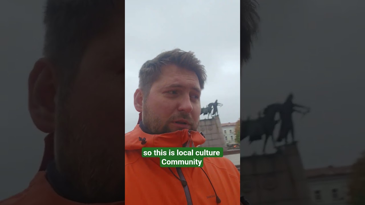 Community of Culture are protesting in Vilnius