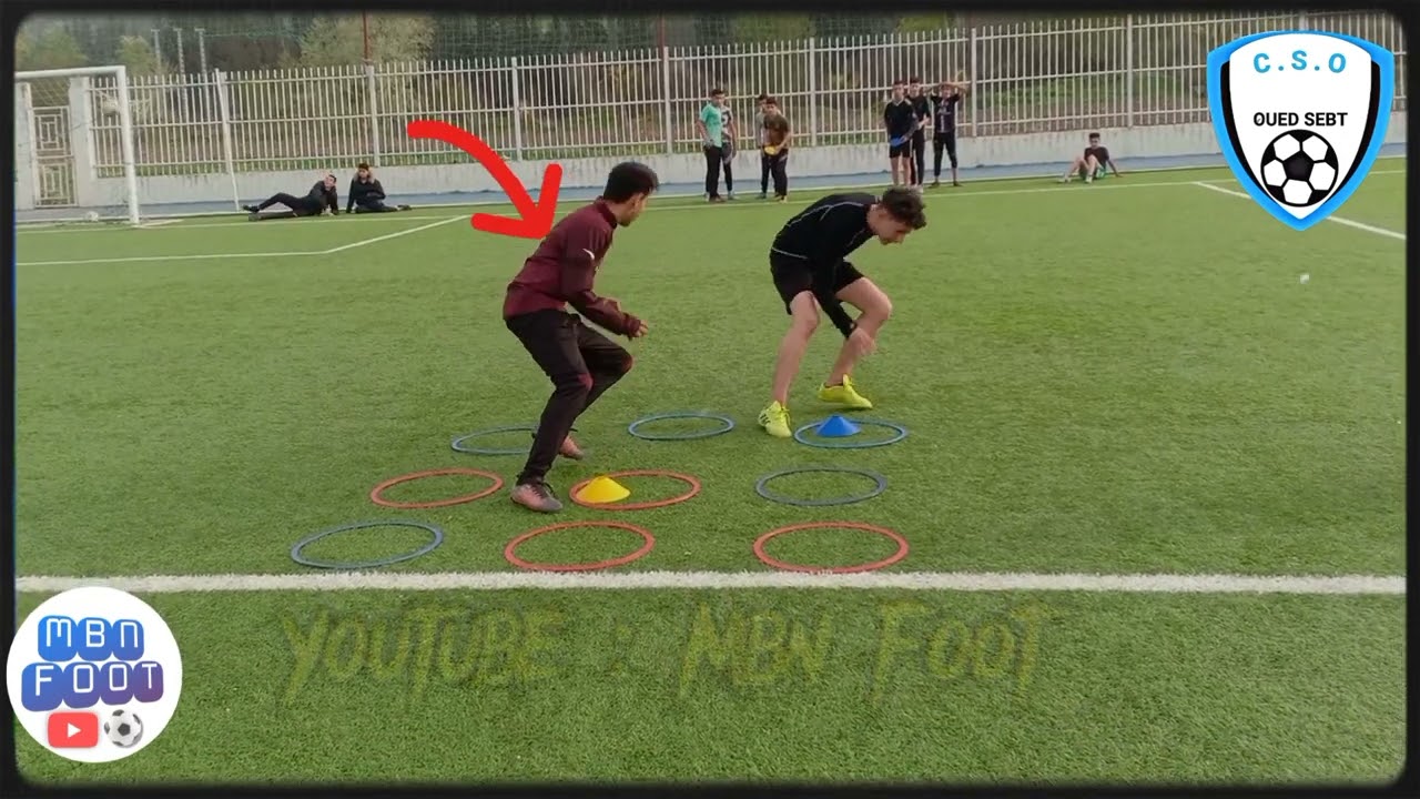 تمرين ترفيهي مُدَرَس في كرة القدم  له فوائد عديدة منها ( السرعة + التركيز )