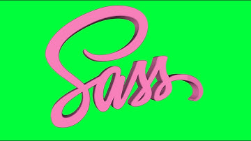 Sass Green Screen Logo Loop Chroma Animation