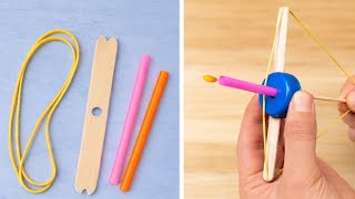 Make a Mini Launcher Using Ice Cream Stick & Rubber Band screenshot 5