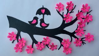 paper wall decoration | paper wallmate | কাগজের ফুল | kagojer wallmate | কাগজের তৈরি জিনিস
