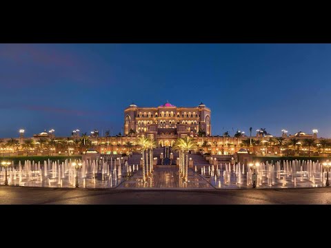 Night at AbuDhabi // Outside the Emirates Palace// #amazing #viral #famous #emiratespalace