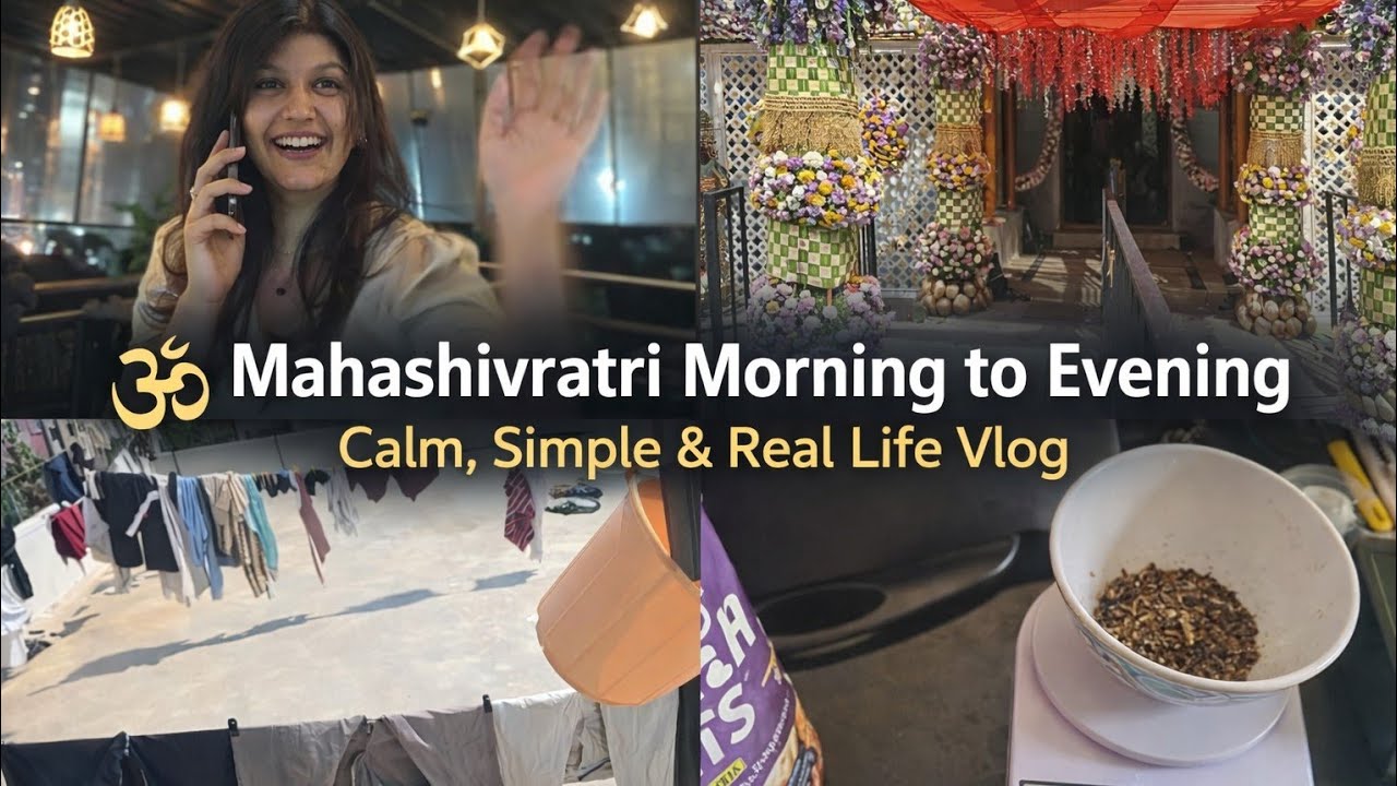MahashivRatri Morning to Evening | Calm, Simple & Real Life Vlog | #dailyvlog | #bachelorlife |