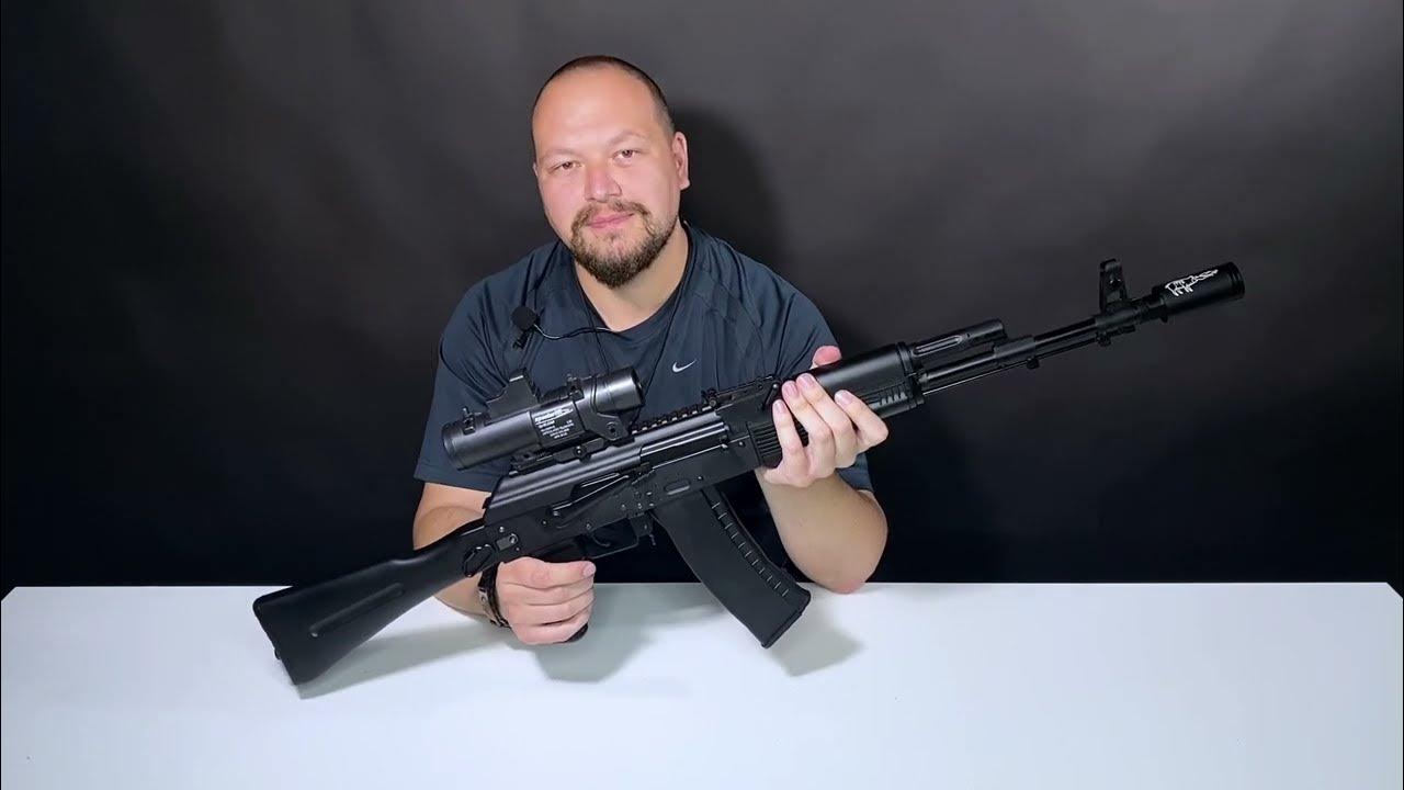 Гидробольный автомат RX AK74MN - gelgun - YouTube
