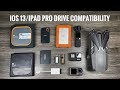 iOS 13 & iPad Pro Hard Drive Compatibilty and Demonstration