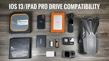 iOS 13 & iPad Pro Hard Drive Compatibilty and Demonstration