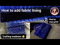Your Beaded Bag is Missing THIS! (Add Lining Like a Pro) ✨ | step by step easy tutorial