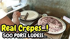 ADONAN RAHASIA!!! REAL CREPES PINGGIR JALAN INI SAMPAI DIORDER 500 PORSI... Sidoarjo Street Food #04 - Durasi: 7.04. 