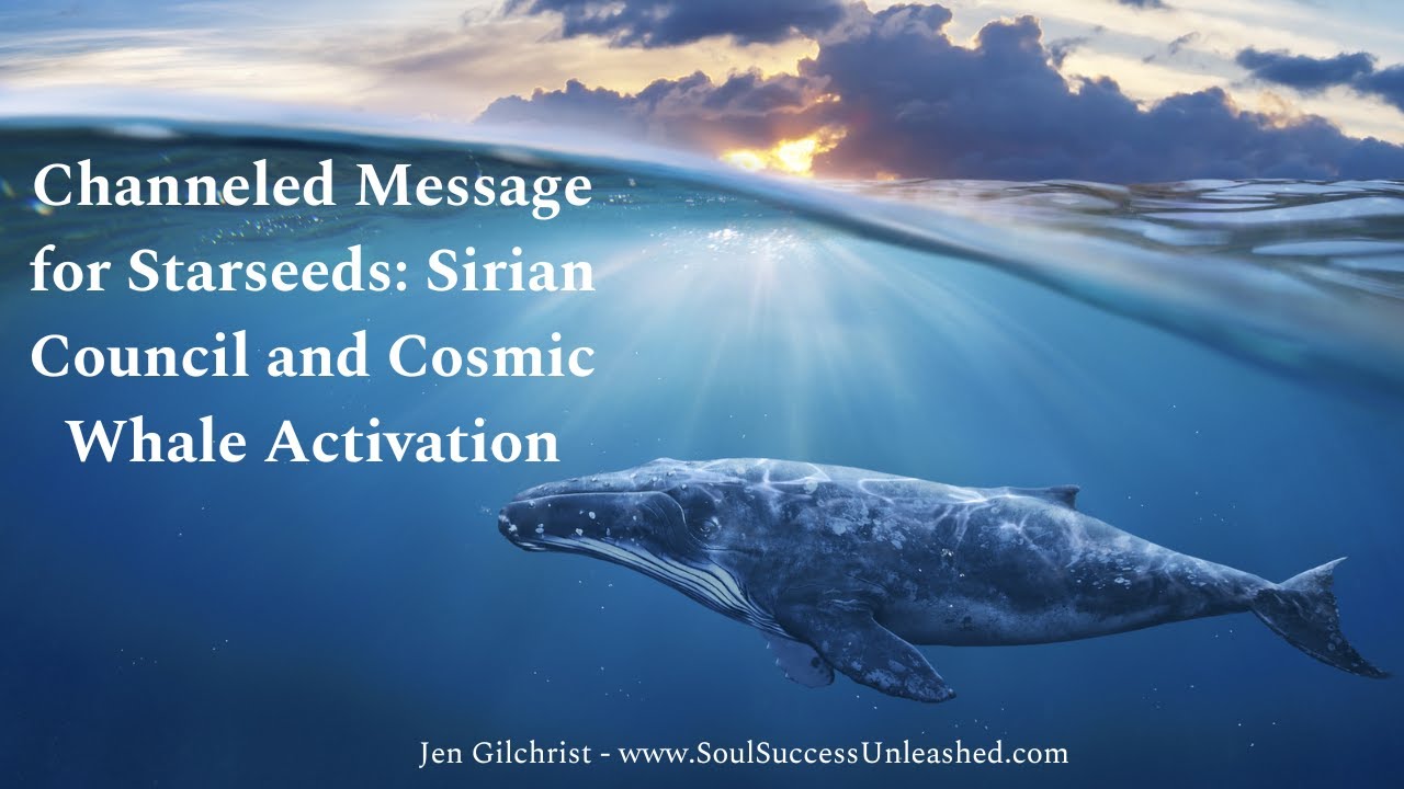 Channeled Message for Starseeds: Sirian Council and Cosmic Whale ...