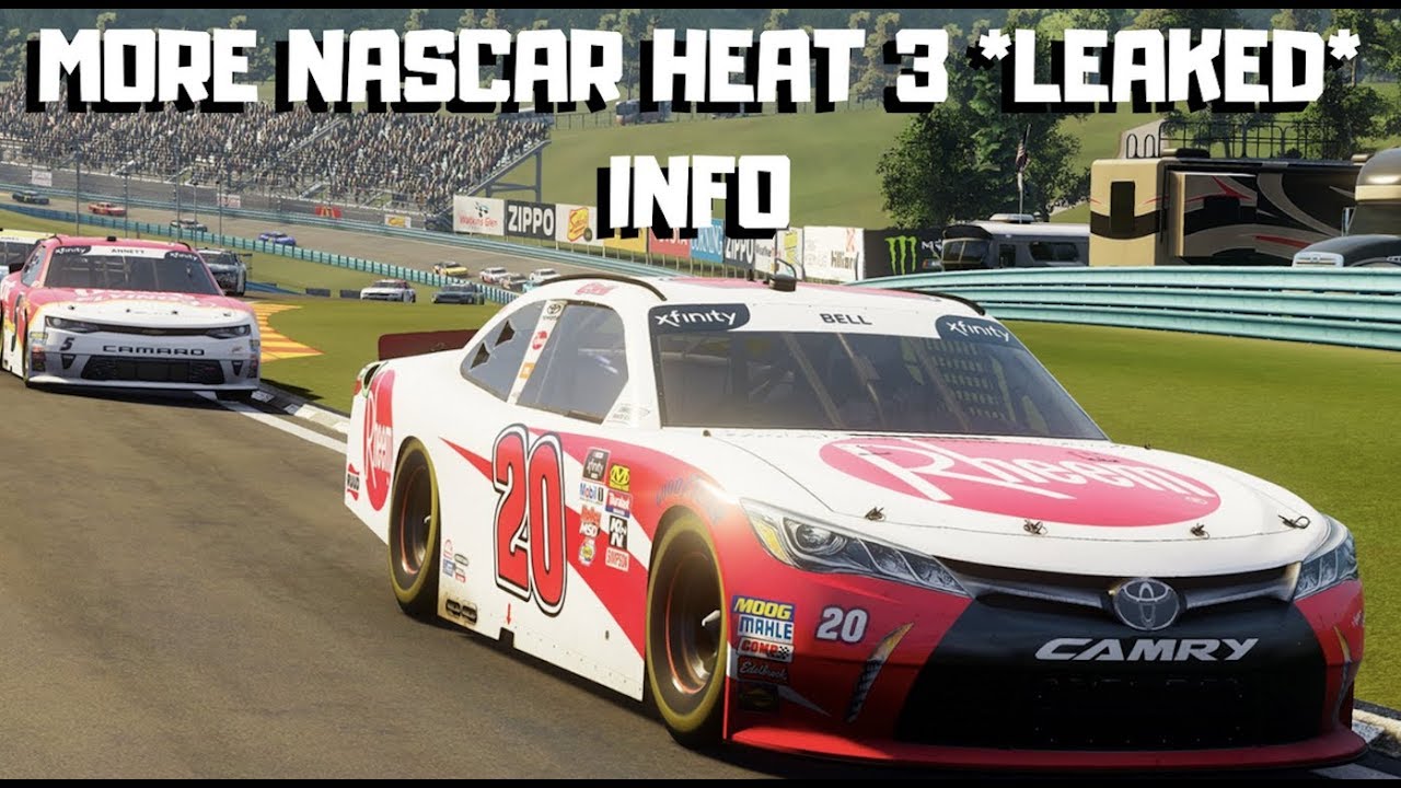 MORE NASCAR HEAT 3 *LEAKED* INFO nascar monster energy