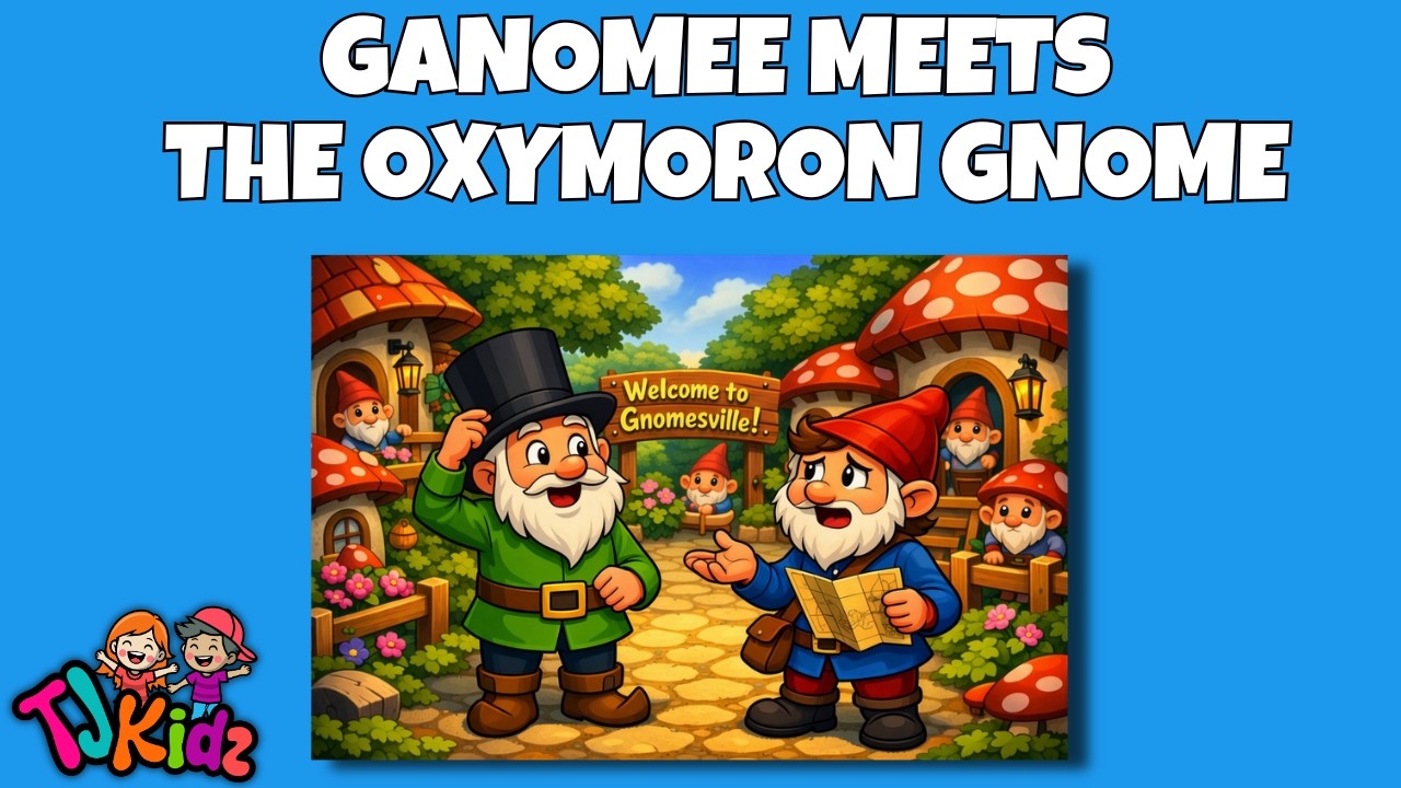 Ganomee Meets the Oxymoron Gnome | A TJKidz Super Fun Story