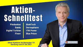 Aktien-schnelltest inkl. biontech, itm ...