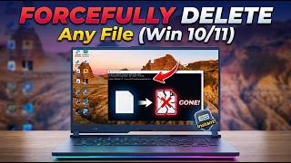 How To Force Delete Files & Folders On Windows 10/11 | Fix Cannot Delete File Error (2026)