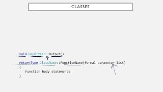 class design and implementation