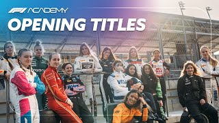 The F1 Academy 2024 Opening Titles!