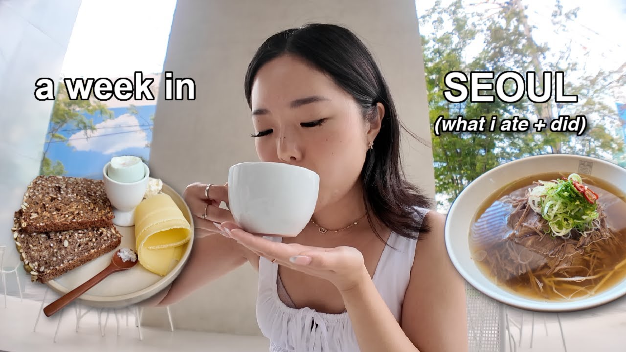 🇰🇷 все, что я ЕЛ и СДЕЛАЛ за неделю в Сеуле: лучшая еда, походы по кафе, магазины ☕️
