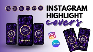 How to create Instagram Highlight covers in canva | Instagram highlight covers screenshot 3