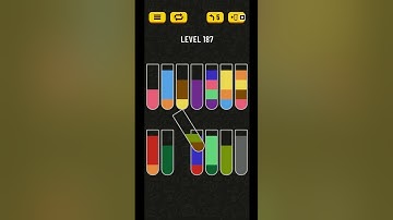 Water Sort Puzzle Level 187 Solved