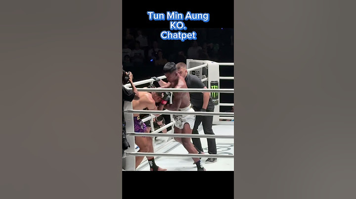 Tun Min Aung KO. chatpet ฉัตรเพชร #วันลุมพินี #mma #น็อคเอ้าท์ #มวยไทย #muaythai