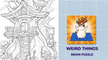 Weird Things Brain Puzzle Level 3 Sad Mushroom
