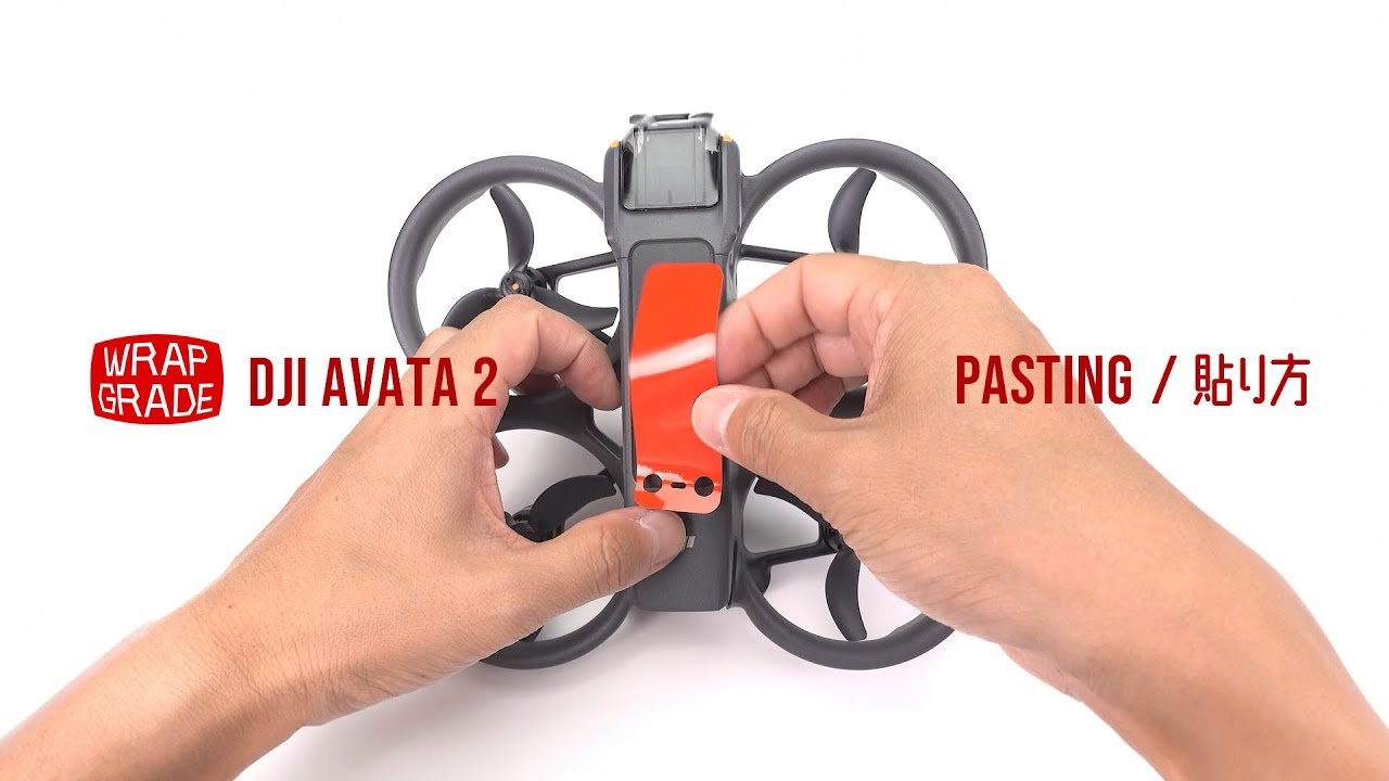 WRAPGRADE Skin Für DJI FPV Drohne - Black Bumpy CAMO Design