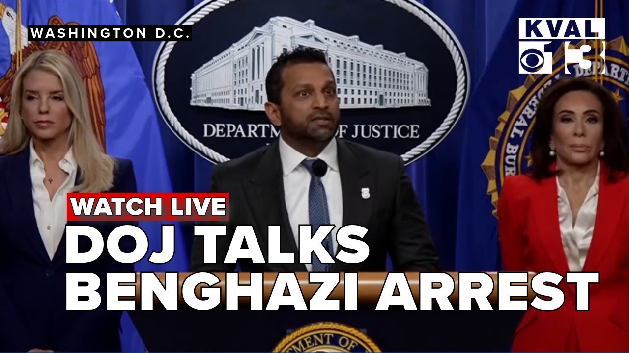 DOJ makes announcement on Benghazi